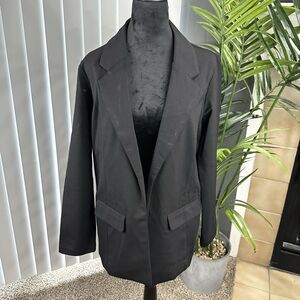 Liverpool Los Angeles Boyfriend Blazer Princess Darts Open Black Women's Sz Med